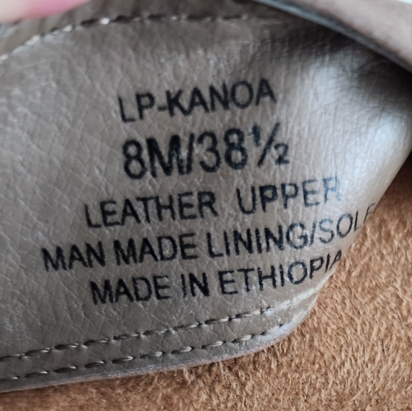 Lucky Brand LP-Kanoa Leather Wedge Sandals - Picture 5 of 10